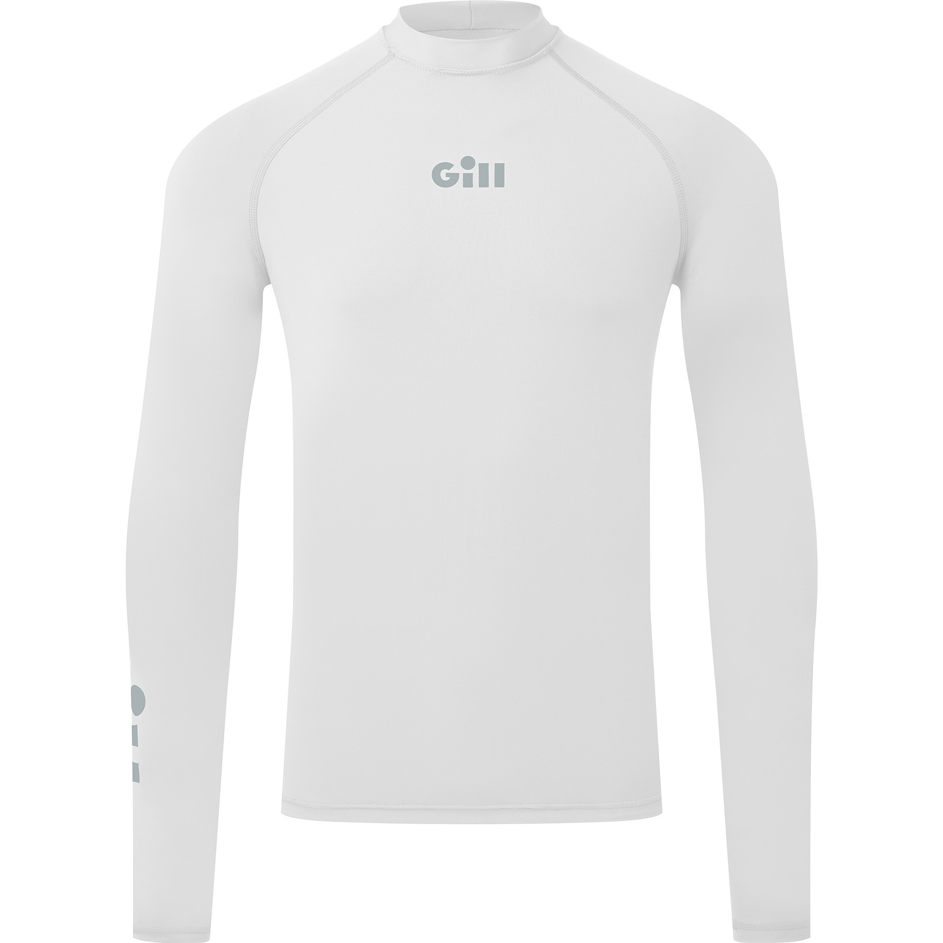 2026 Gill Mens Zenzero Long Sleeve Rash Vest 5109 - White